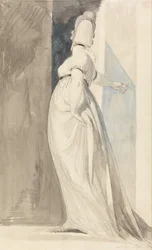 Back View of a Standing Female, Called Mrs. Fuseli